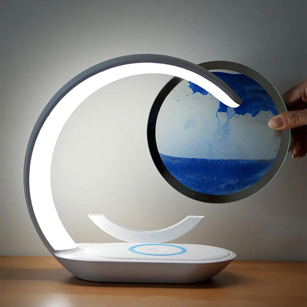 Sandscape™ 3D Tafellamp met Draadloos Opladen