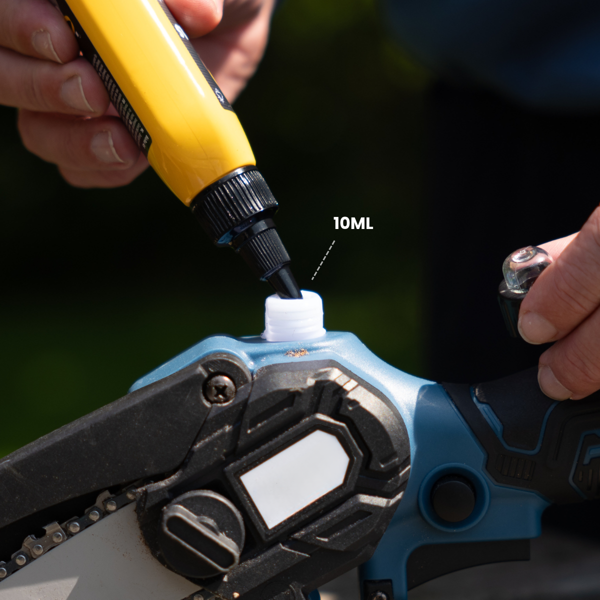 Mini Kettingzaag NG2 van Nedaboogarden® – Krachtig, Compact en Perfect voor de Doe-Het-Zelf Tuinier