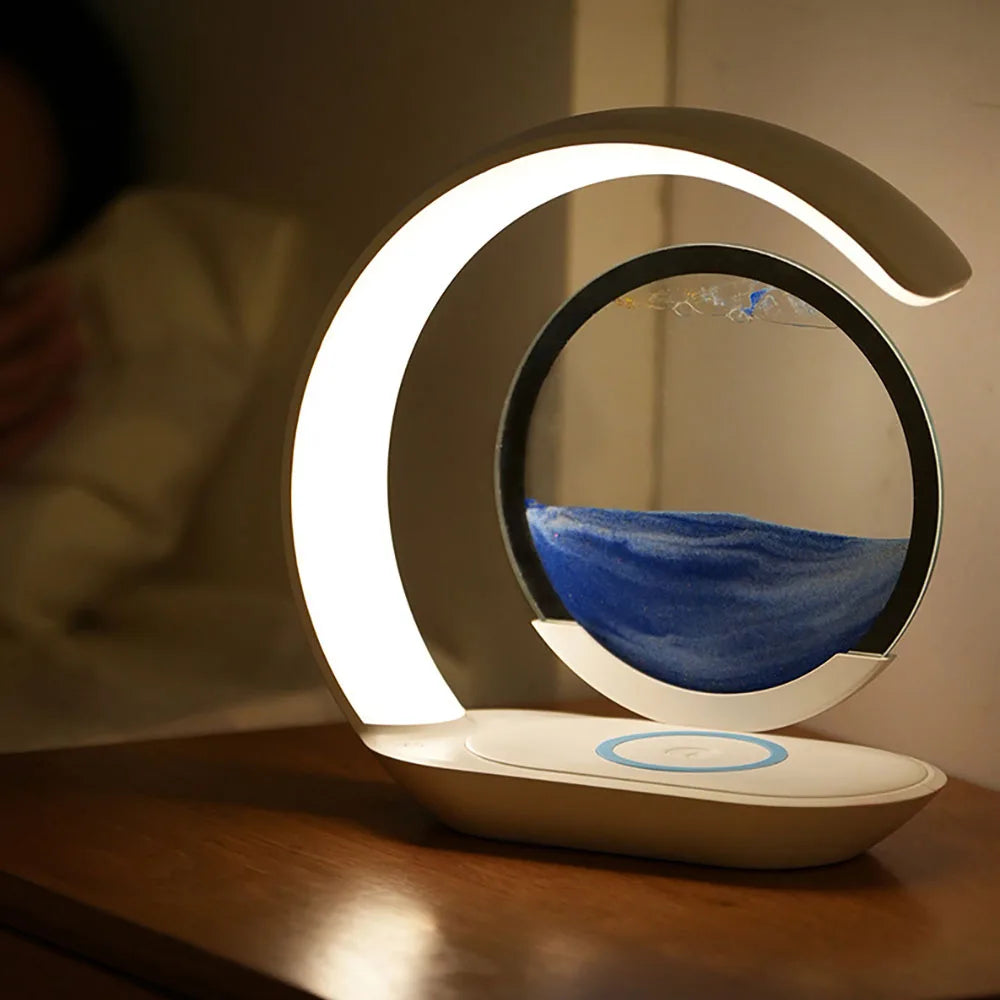 Sandscape™ 3D Tafellamp met Draadloos Opladen