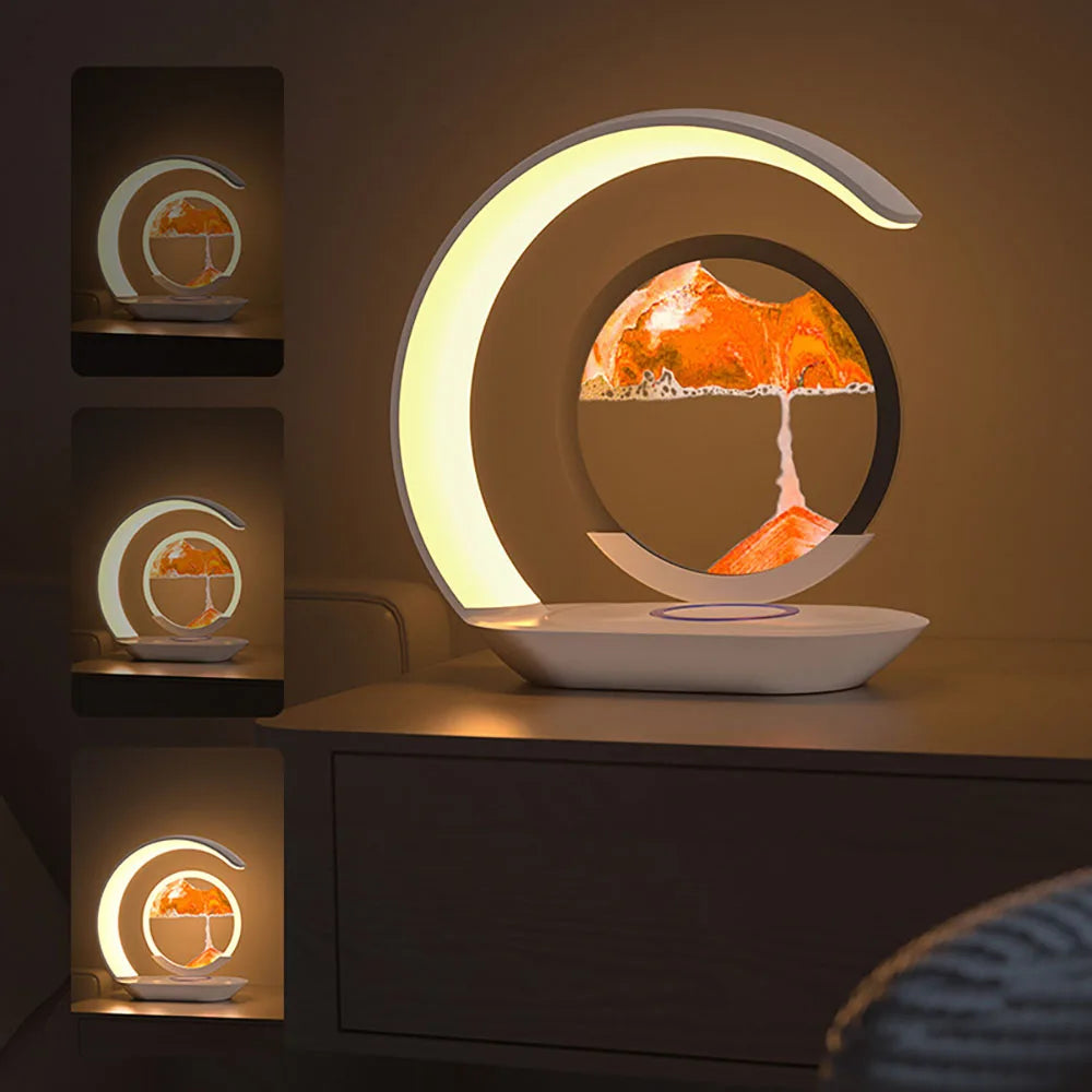 Sandscape™ 3D Tafellamp met Draadloos Opladen