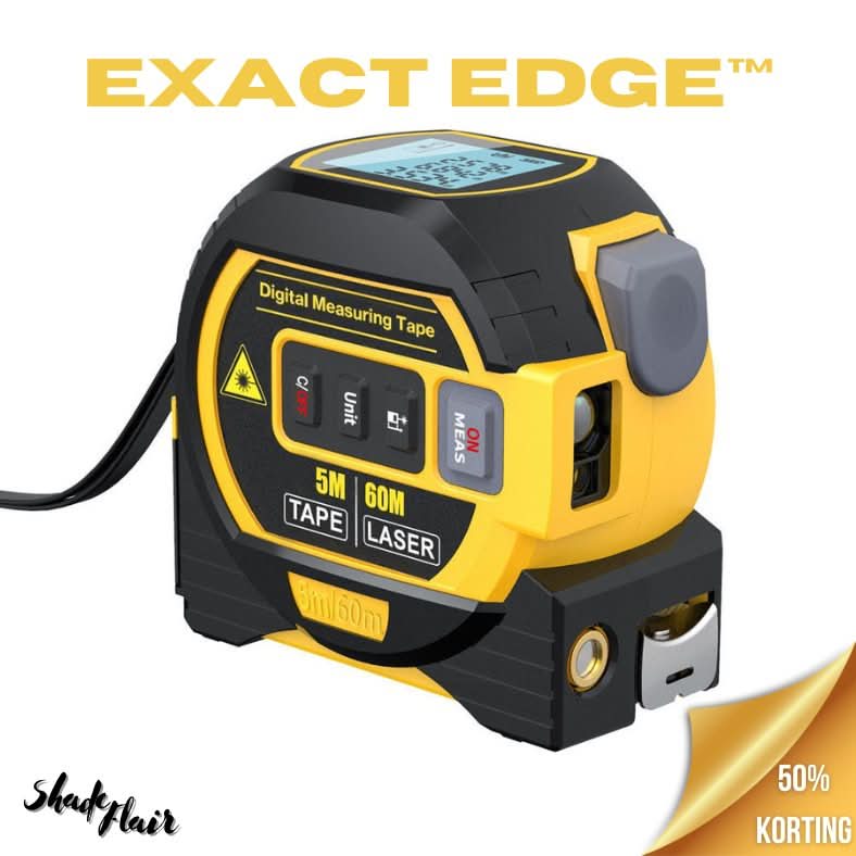 Exact Edge™️ | De 3-in-1 Lasermeter voor echte precisie